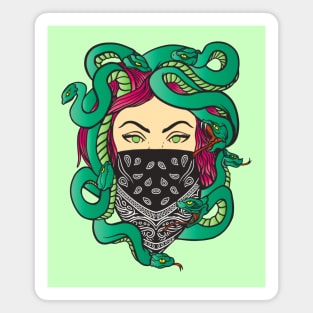 Madame Medusa Vintage Comic Magnet